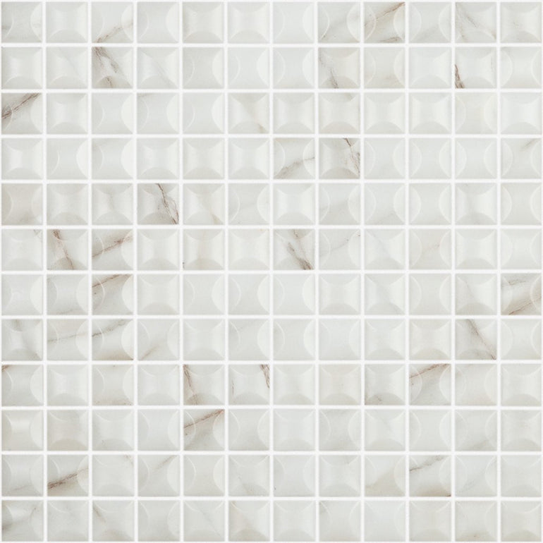 EDNA CALACATTA MT Edna Calacatta MT 4302B, 1" x 1" - Glass Tile