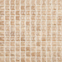 Edna Travertino Beige MT 4101B, 1" x 1" - Glass Tile