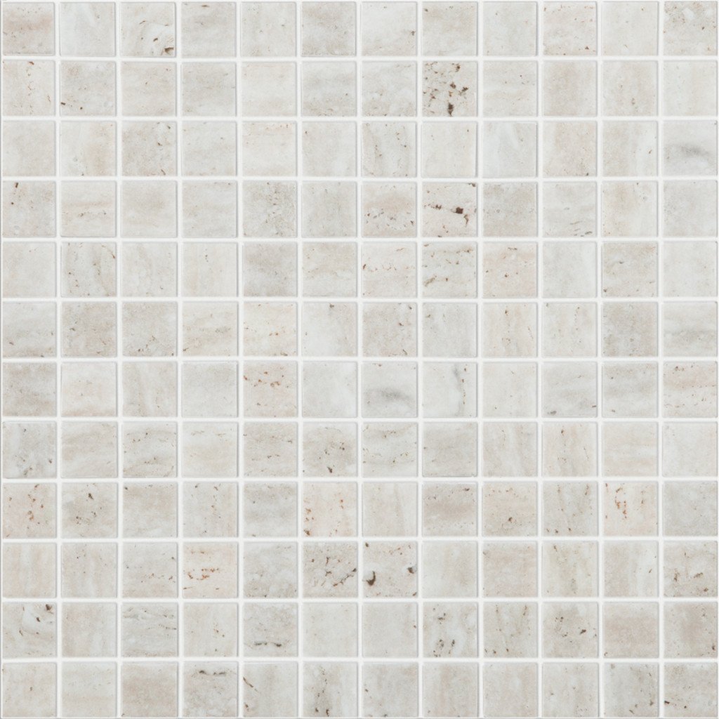 TRAVERTINO BONE MT Travertino Bone MT 4102, 1" x 1" - Glass Tile