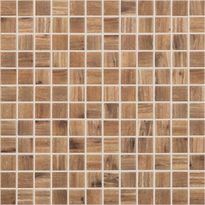 WOOD CEREZO MT Wood Cerezo MT 4201, 1" x 1" - Glass Tile