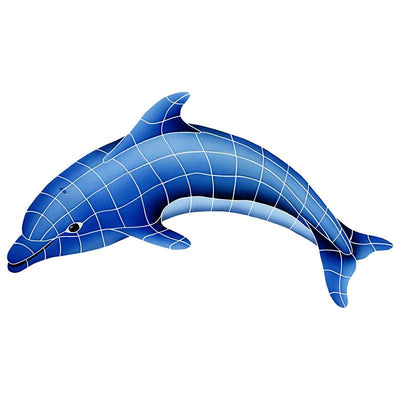 DOLBLULS Dolphin Left Artistry in Mosaics