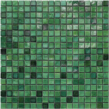 Emerald J, 5/8" x 5/8" Glass Tile | Mosaic Tile by SICIS