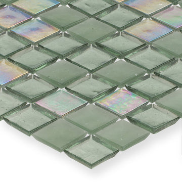 Huron Fin Glass Tile by American Glass Mosaics