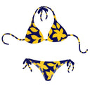 Floral Bikini, Porc Yellow & Blue - Pool Mosaic