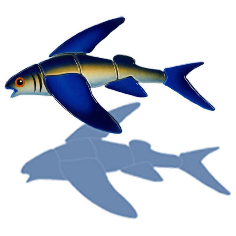 FF47R/SH Flying Fish-C, Reverse w/Shadow Custom Mosaics