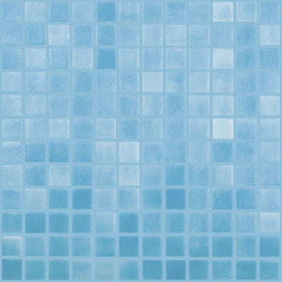 Fog Turquoise Blue Slip Resistant, 1" x 1" | 093501MANTID | Glass Tile