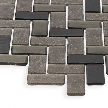 Superior Fossil Glass Tile by American Glass Mosaics