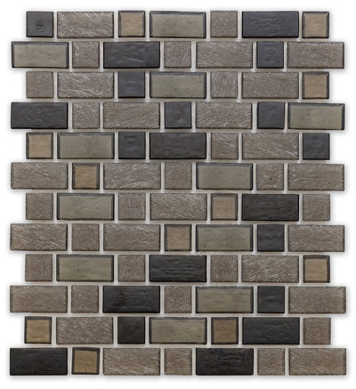 Superior Fossil Glass Tile by American Glass Mosaics