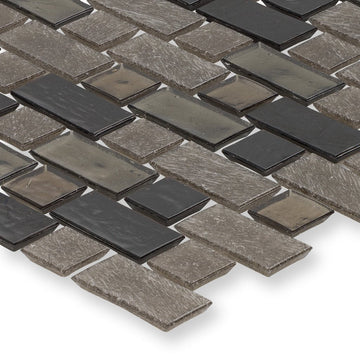 Superior Fossil Glass Tile by American Glass Mosaics