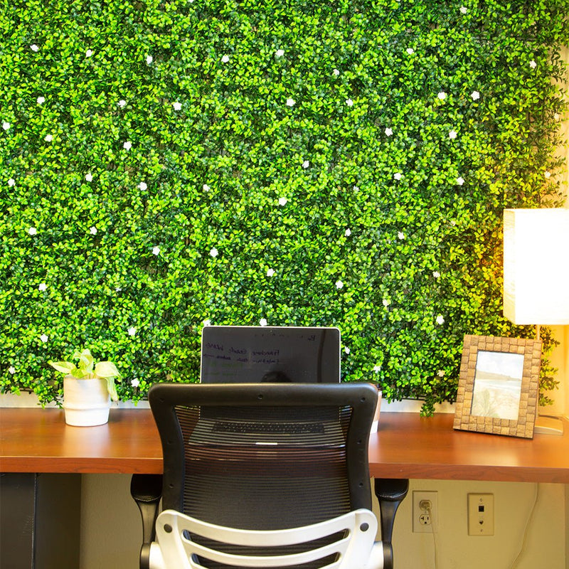 Gardenia Garden Wall | Artificial Plant Wall Panel