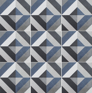 Geraldine, 6" x 6" Tile | APEFLEUGERAL6A | Patterned Pool Tile