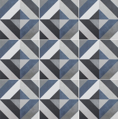 Geraldine, 6" x 6" Tile | APEFLEUGERAL6A | Patterned Pool Tile