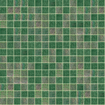 Grassy Mix, 3/4 x 3/4 Mosaic Tile | TREND Glass Mosaic Tile