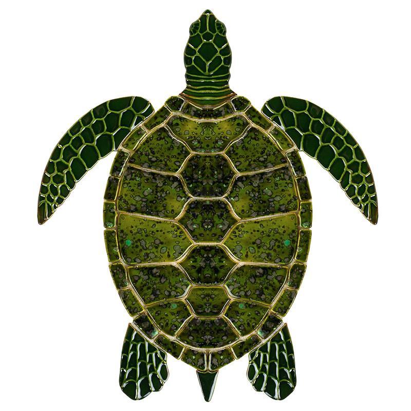 GT7-10 Green Sea Turtle Custom Mosaics