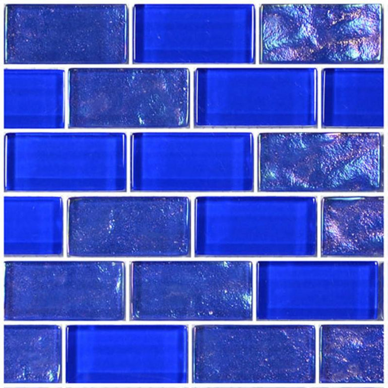 Royal Blue, 1" x 2" - Glass Tile