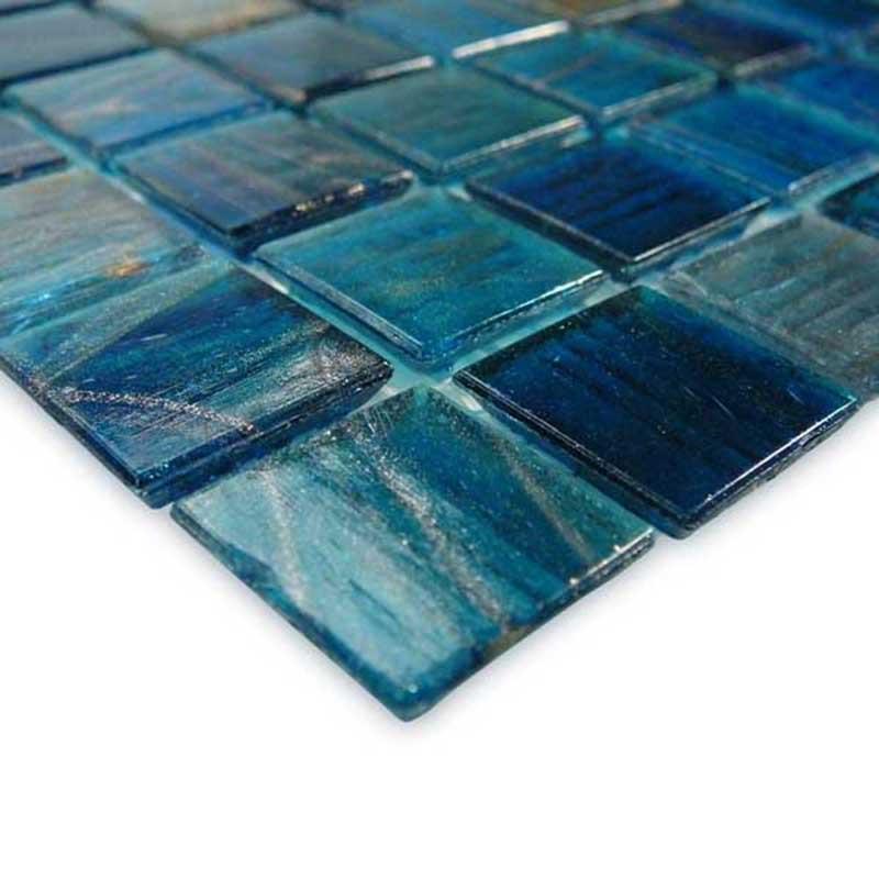 GV42020B7 Blue Copper Blend, 3/4" x 3/4" Artistry in Mosaics