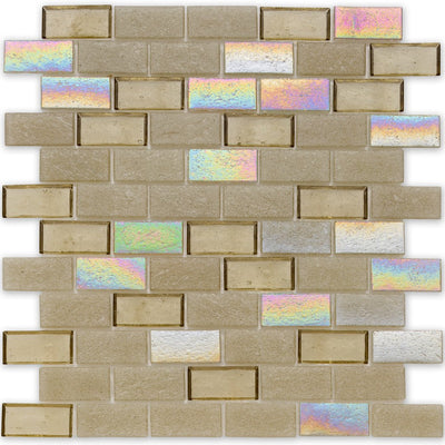 Superior Honeycomb Glass Tile by American Glass Mosaics