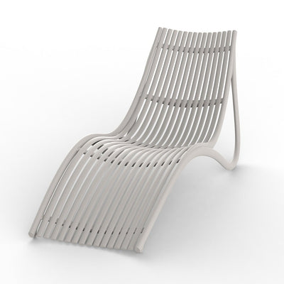 Vondom | Luxury In-Pool and Patio Furniture |  IBIZA SUN LOUNGER, ECRU, 65045-ECRU 