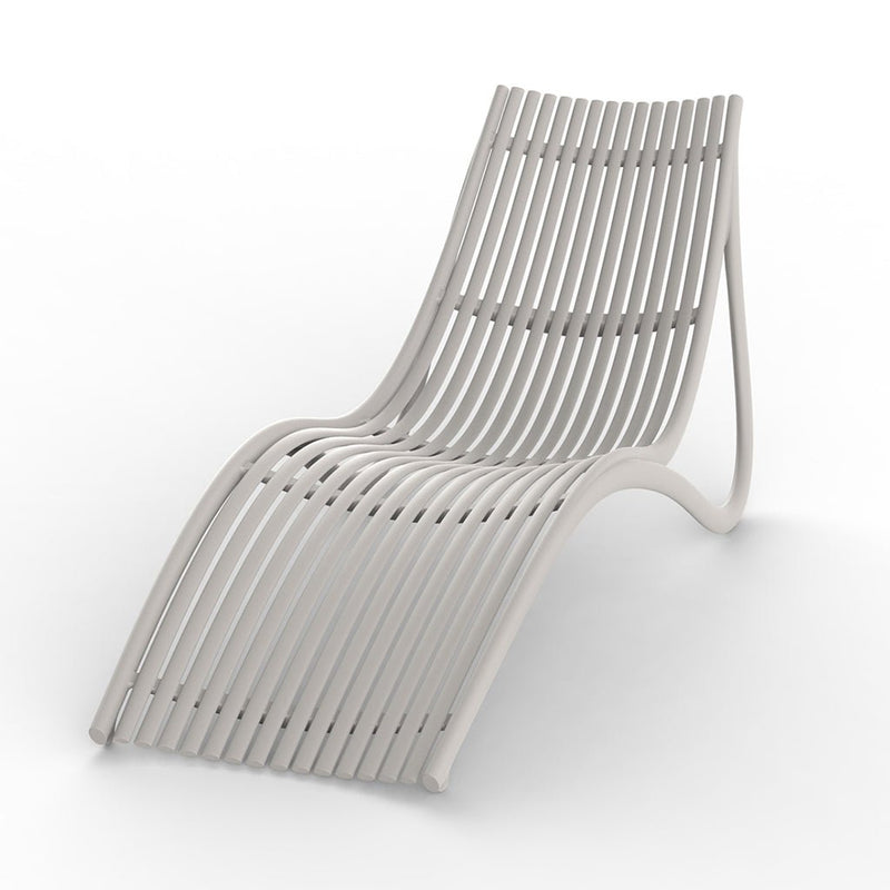 Vondom | Luxury In-Pool and Patio Furniture |  IBIZA SUN LOUNGER, ECRU, 65045-ECRU 