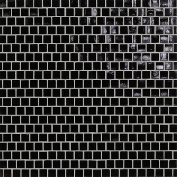 Inked Natural, 5/8" x 5/8" Glass Mosaic Tile | Murrine Mosaics