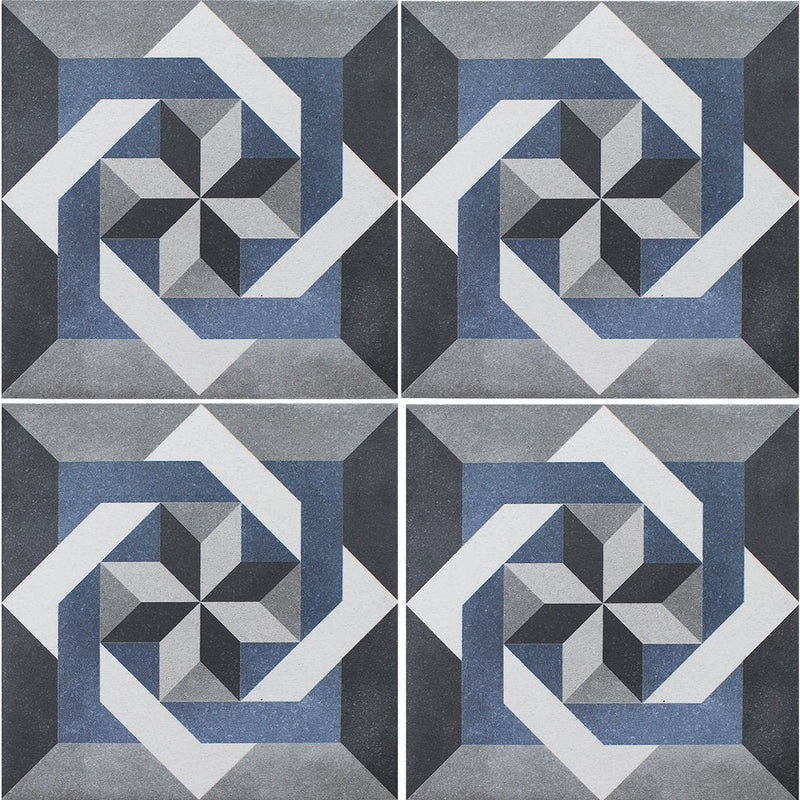 APEFLEUISABE6 Isabelle, 6" x 6" (1 box, 22 pcs) - Porcelain Pool Tile