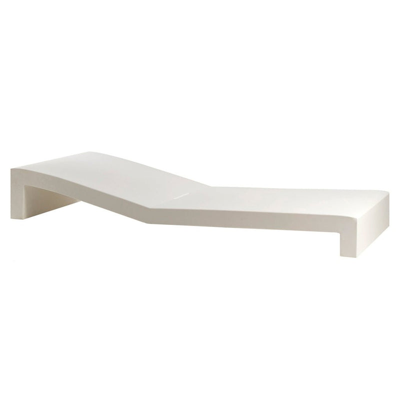 Vondom | Luxury In-Pool and Patio Furniture |  JUT SUN CHAISE, ICE, 44404-ICE