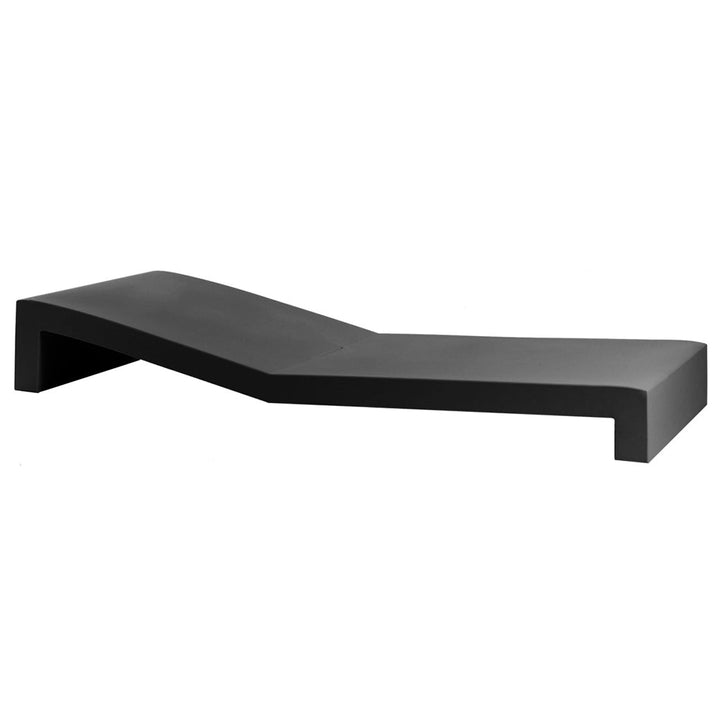 Vondom | Luxury In-Pool and Patio Furniture |  JUT SUN CHAISE, ANTHRACITE, 44404-ANTHRACITE