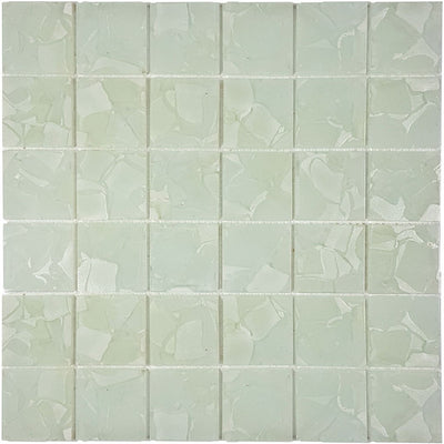CETFLWGLIL22C - Aquatica Lilies, 2" x 2" - Glass Tile