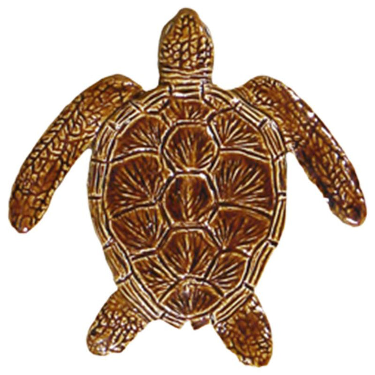 TLOBROB Loggerhead Turtle - 6" Brown Artistry in Mosaics