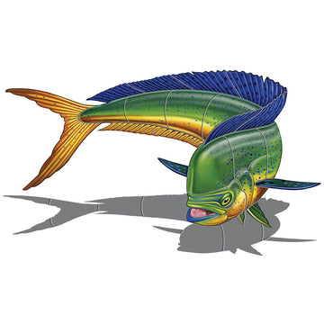 Outdoor pool mosaics by Artistry in Mosaics