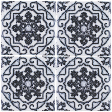 Maioliche 12, 6" x 6" Porcelain Pool Tile | CVLMAIOLICHE12 | Aquatica