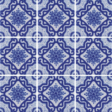 Maioliche 18, 6" x 6" Porcelain Pool Tile | CVLMAIOLICHE18 | Aquatica