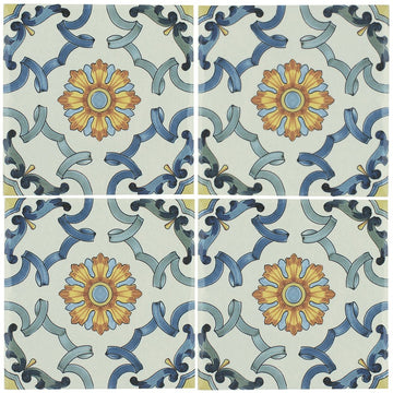 Maioliche 3, 6" x 6" Porcelain Pool Tile | CVLMAIOLICHE3 | Aquatica