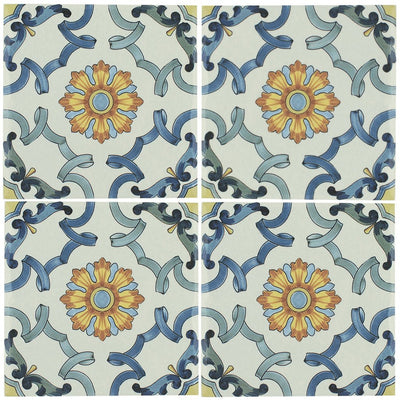 Maioliche 3, 6" x 6" Porcelain Pool Tile | CVLMAIOLICHE3 | Aquatica