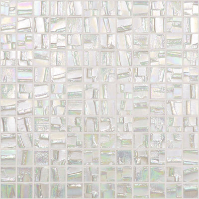 Venus - White, 1" x 1" | 093652M | Vidrepur Mosaic Glass Tile