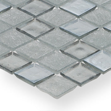 Superior Moonlight 1" X 1" Glass Tile by American Glass Mosaics