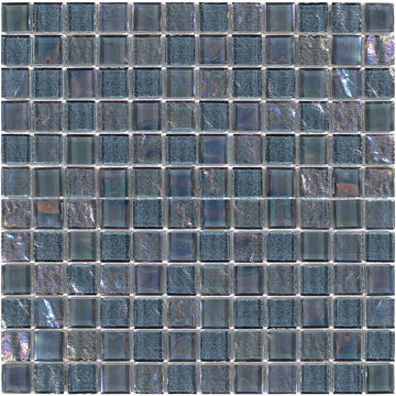 Treasure Series Moonstone 1" x 1" Mosaic Tile | TASTREAMOONST1 | Tesoro Glass Tile