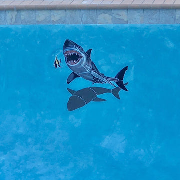 Moorish Idol, Porc | PORC-MF7-7 | Pool Mosaic