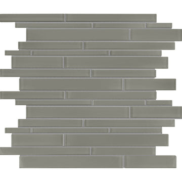 Element Series Natural Blend, Linear Mosaic Tile | ANAELEMNATBRS | Glass Pool Tile