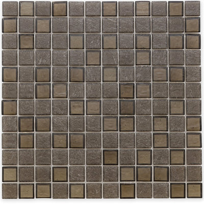 Superior Northern 1" X 1" Glass Tile by American Glass Mosaics