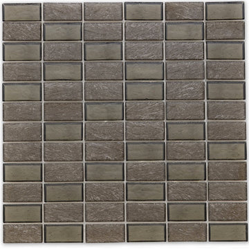 Superior Northern 1" X 2" Glass Tile by American Glass Mosaics