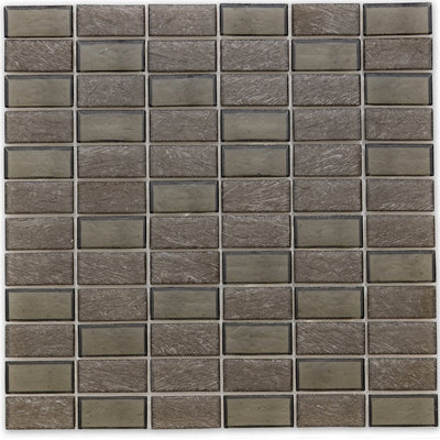 Superior Northern 1" X 2" Glass Tile by American Glass Mosaics