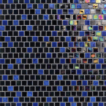 Poseidon, 5/8" x 5/8" Glass Tile | Mosaic Tile by Murrine Mosaics