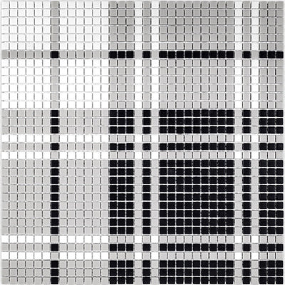 Preston, 3/8" x 3/8" Mosaic | GLSGEOHIGHPRES | Geometro Glass Tile 