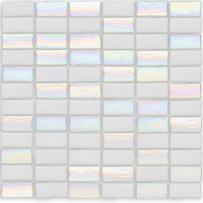 Huron Quartz Glass Mosaic Tile by American Glass Mosaics
