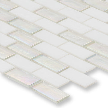Huron Quartz Glass Mosaic Tile by American Glass Mosaics