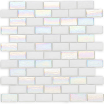 Huron Quartz Glass Mosaic Tile by American Glass Mosaics