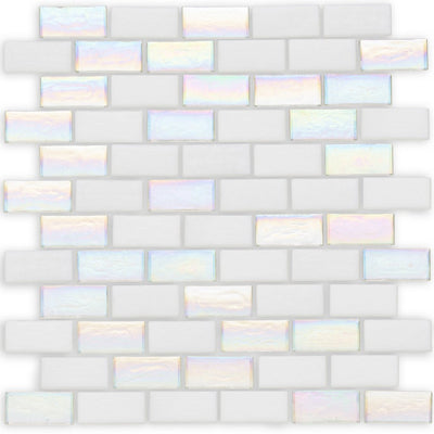 Huron Quartz Glass Mosaic Tile by American Glass Mosaics