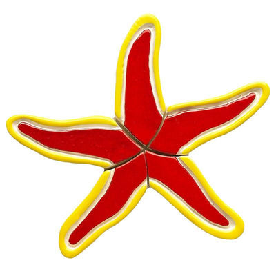 RS38-7 Red Starfish Custom Mosaics