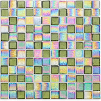 Huron Reef Glass Tile by American Glass Mosaics